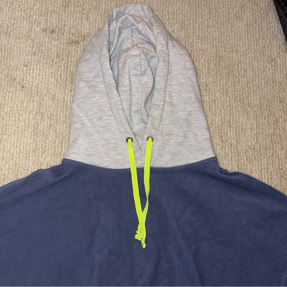 NWT Free People x FP Movement End Game Hoodie in Blue Combo - Picture 10 of 13
